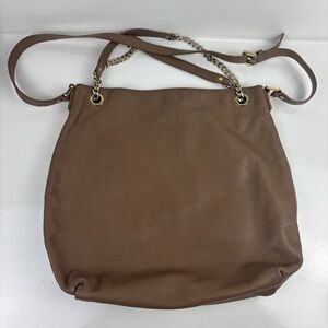 Michael Kors - Elegant Brown Leather Shoulder Bag